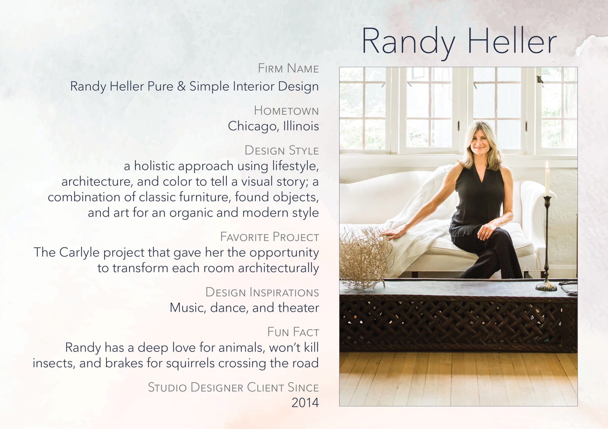 Randy Heller spotlight graphic